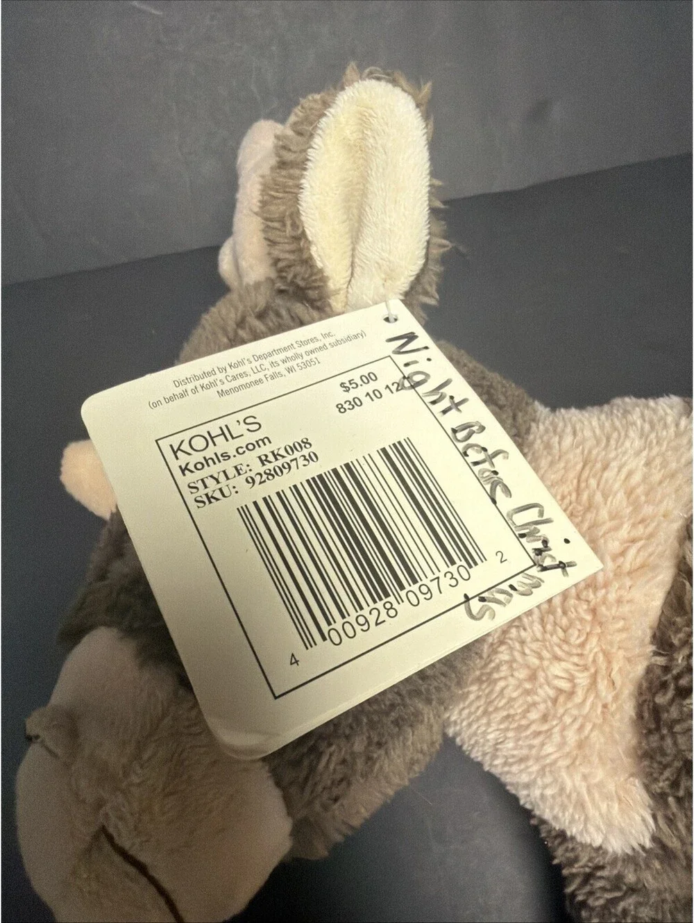 Kohls Cares The Night Before Christmas Reindeer Plush 11